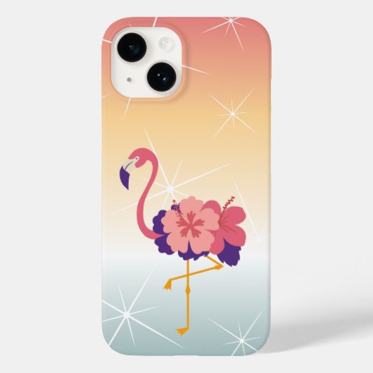 iPhone/iPad Flamingo Sunset Collectie Case-Mate iPhone Case (Achterkant)