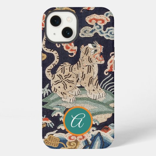 iPhone / iPad-hoes CUSTOM BEGINSEL JAPANSE TIJGER Hoesje (Achterkant)