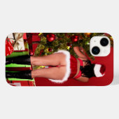iPhone / iPad hoes / De Kerstman Lady (Achterkant (horizontaal))