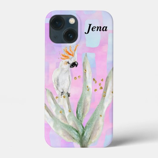 iPhone / iPad hoes met Kaketoe op Plant (Achterkant)