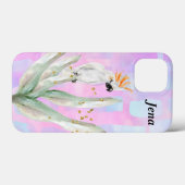 iPhone / iPad hoes met Kaketoe op Plant (Achterkant (horizontaal))