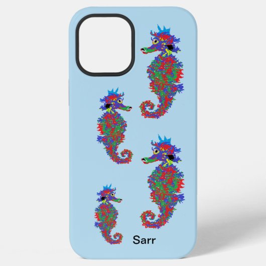 iPhone / iPad hoes : Zeepaarden Hoesje (Achterkant)