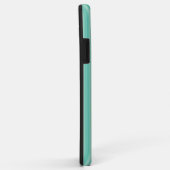 iPhone / iPad hoesje Aqua Green Stripe (Achterkant/rechts)