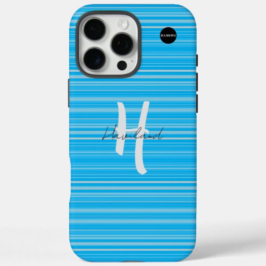 iPhone / iPad hoesje Blue HAMbyWG (Achterkant)