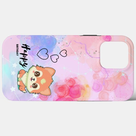 iPhone / iPad hoesje cat Design (Achterkant (horizontaal))