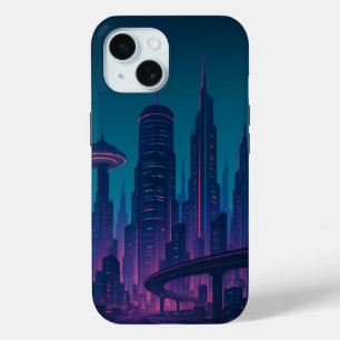 iPhone / iPad-hoesje Cyber City Glow 15 Case