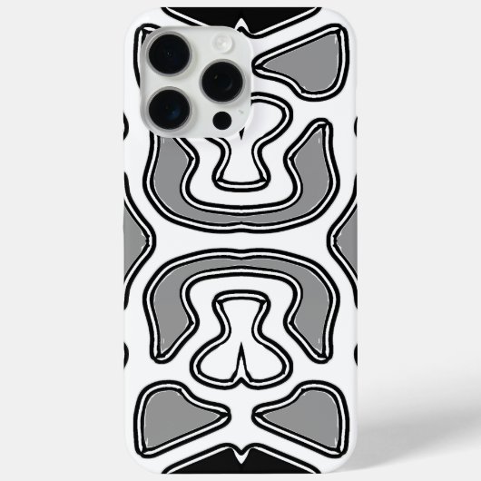 iPhone / iPad hoesje, Een levendig wit en zwart on Case-Mate iPhone Case (Achterkant)