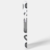 iPhone / iPad hoesje, Een levendig wit en zwart on Case-Mate iPhone Case (Achterkant / Links)