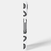 iPhone / iPad hoesje, Een levendig wit en zwart on Case-Mate iPhone Case (Achterkant / Rechts)
