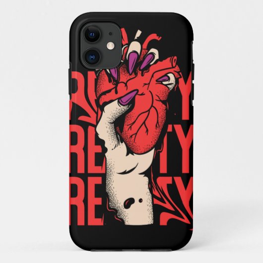 iPhone / iPad-hoesje Heartbreak en Rebellion Case-Mate iPhone Case (Achterkant)