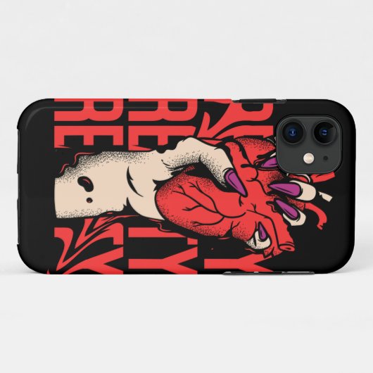 iPhone / iPad-hoesje Heartbreak en Rebellion Case-Mate iPhone Case (Achterkant (horizontaal))