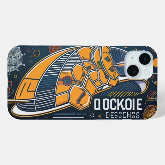 iPhone / iPad hoesje in 3design Rokclonedesigns Ar (Achterkant (horizontaal))