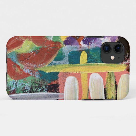 iPhone / iPad hoesje in Candywood ontwerp (Achterkant (horizontaal))