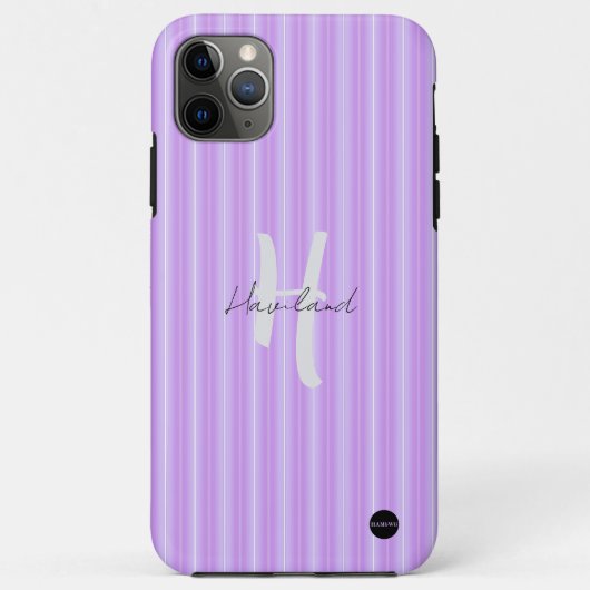 iPhone / iPad hoesje Lavendel Paarse Streep (Achterkant)