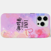 iPhone / iPad hoesje Love mom (Achterkant (horizontaal))