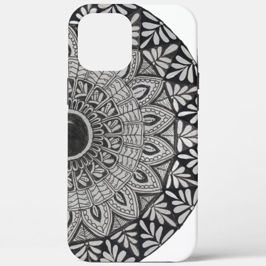 iPhone / iPad hoesje met mandala kunst (Achterkant)