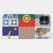 iPhone / iPad hoesje met Portugese vlag en de Azor (Achterkant (horizontaal))