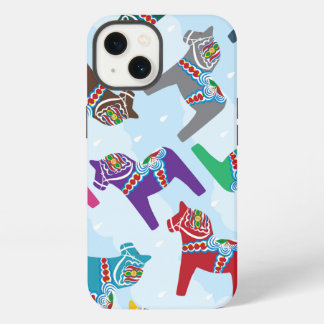iPhone / iPad hoesje SCANDINAVISCH DALA PAARD MOTI iPhone 13 Hoesje