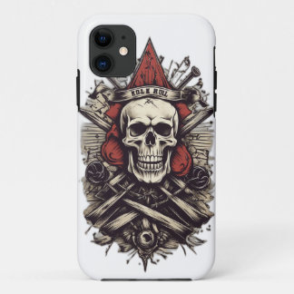 iPhone / iPad hoesje: Schedel- en botontwerp Case-Mate iPhone Case