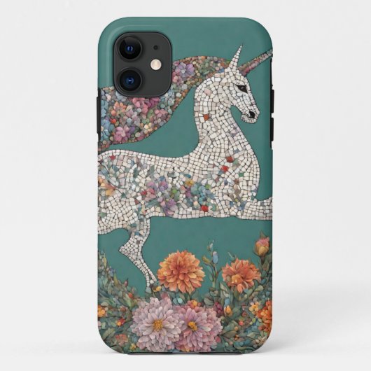 iPhone / iPad hoesje Unicorn Mythical Horse (Achterkant)