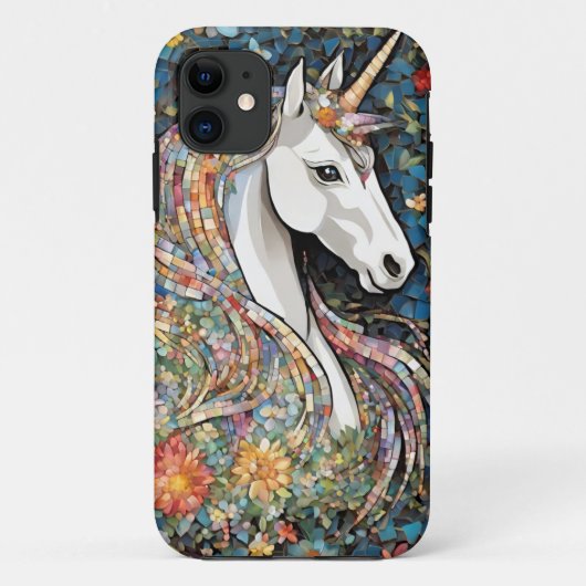iPhone / iPad hoesje Unicorn Mythical Horse (Achterkant)