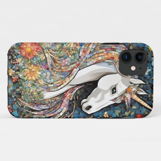 iPhone / iPad hoesje Unicorn Mythical Horse (Achterkant (horizontaal))