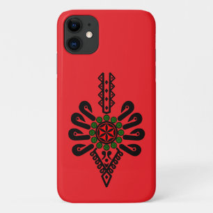 iPhone / iPad hoesje Volkspatroon van het Poolse h