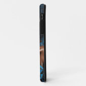 iPhone / iPad hoesje Vrouw Koper Blauw Mosiac (Achterkant/links)