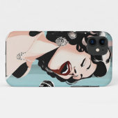 iPhone / iPad hoesje Vrouw Nachtclub Singer (Achterkant (horizontaal))