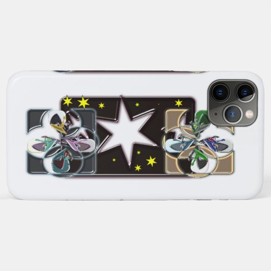 iPhone / iPad hoesje White Star (Achterkant (horizontaal))