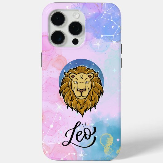 iPhone / iPad hoesje Zodiac Leo (Achterkant)