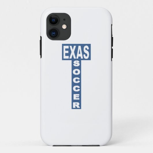 iPhone/iPad TEXAS SOCCER Case-Mate iPhone Case (Achterkant)