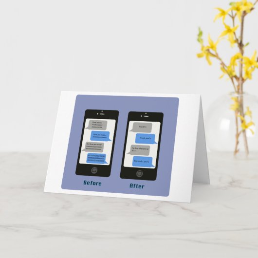 iPhone jubileumkaart Kaart (Gele Bloem)