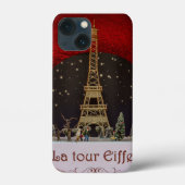 iPhone-kerst in Parijs Case-Mate iPhone Case (Achterkant)