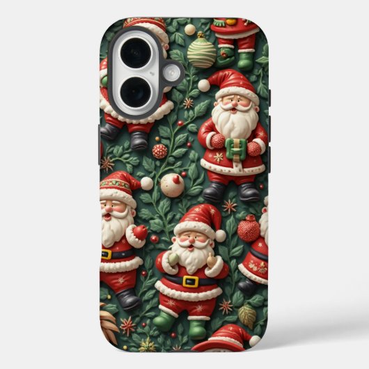 iPhone Kerstman Hoesje (Achterkant)