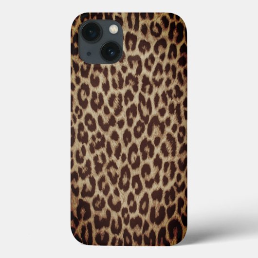 Iphone Leopard Print Case (Achterkant)