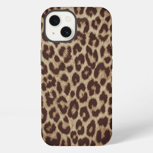 Iphone Leopard Print Case Hoesje (Achterkant)