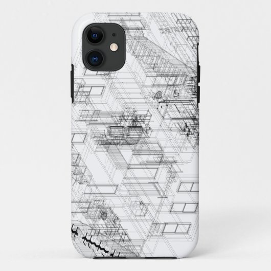 Iphone-lijst van architectuurdraad Case-Mate iPhone case (Achterkant)