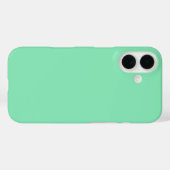 iphone mint groen hoesje (Achterkant (horizontaal))
