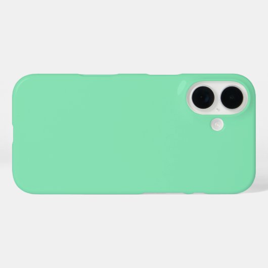 iphone mint groen hoesje (Achterkant (horizontaal))