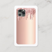 iPhone mobiele telefoon instagram blogger roos gol Visitekaartje (Achterkant)