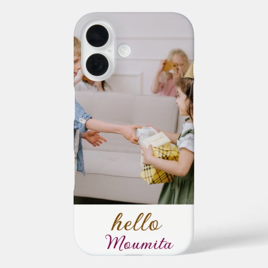 iPhone mobile cover photo (Achterkant)