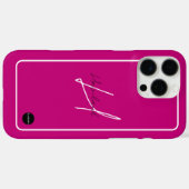 iPhone moderne mobiele telefoon hoesje w / naam HA (Achterkant (horizontaal))