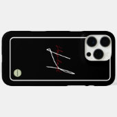iPhone moderne mobiele telefoon hoesje w / naam HA (Achterkant (horizontaal))