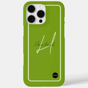 iPhone moderne telefoonhoesje met naam HAMbyWG 16 Pro Max Hoesje
