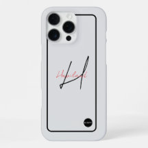 iPhone moderne telefoonhoesje met naam HAMbyWG