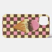 IPhone Napolitan Ice Cream Cone Hoesje (Achterkant (horizontaal))