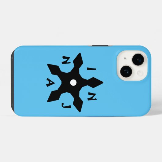 Iphone Ninja-pas iPhone Hoesje (Achterkant horizontaal)