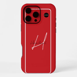 iPhone of Samsung Mobiele Telefoon Case w / Naam H 16 Pro Max Hoesje