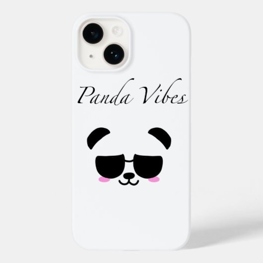 IPhone Panda Vibes Hoesje (Achterkant)